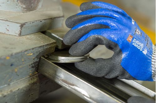 EUROCUT N555, Mănuși de protecție din HPPE și fibră de sticlă, imersate în nitril [4]