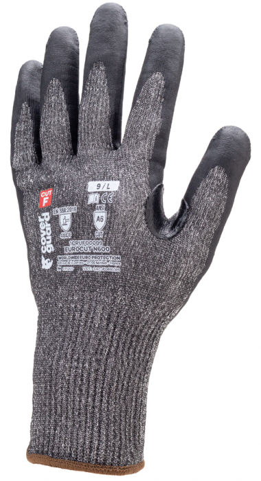 EUROCUT N600, Mănuși de protecție din HDPE, poliester și spandex, imersate în microspumă de nitril, lungime standard [2]