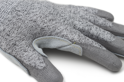 EUROCUT STRONG P110, Mănuși de protecție antităiere din HDPE și poliester, imersate în PU, cu întărituri din piele [5]