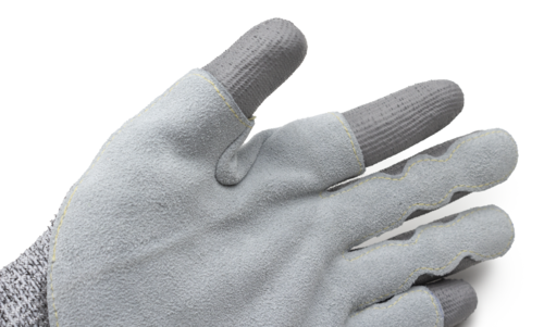 EUROCUT STRONG P110, Mănuși de protecție antităiere din HDPE și poliester, imersate în PU, cu întărituri din piele [4]