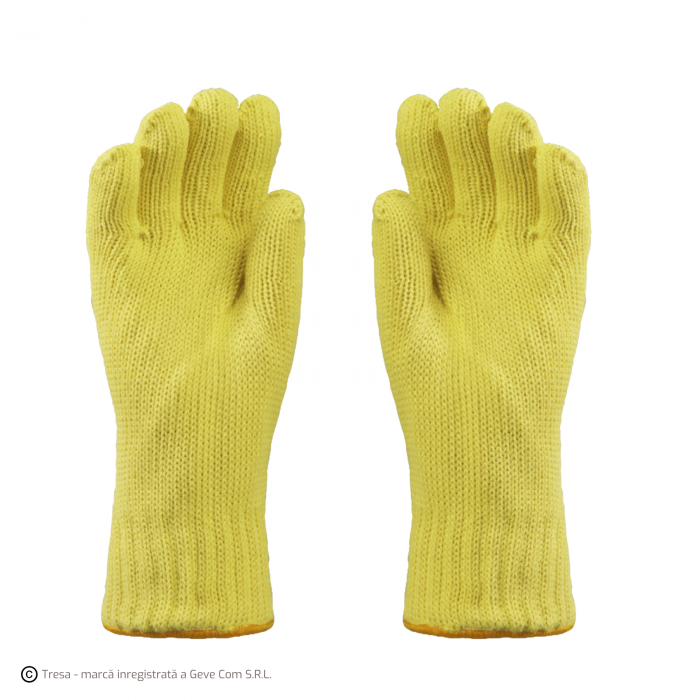 EUROHEAT 4657, Mănuși de protecție din Kevlar și bumbac gros, tricotate fără cusături, lungime 33 cm [1]