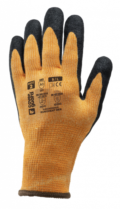 EUROHEAT DEX, Mănuși de protecție din poliester și aramidă, imersate în nitril nisipos, tricot calibrul 10 [2]