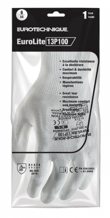 EUROLITE 13P100, Mănuși de protecție din poliester, imersate în poliuretan [2]