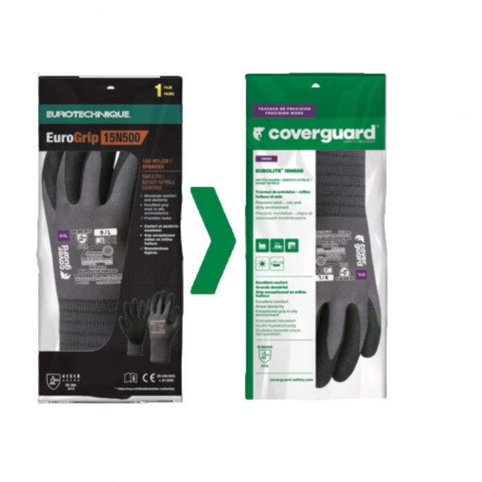 EUROLITE 15N500, Manusi de protectie din nailon, imersate in nitril aderent [4]