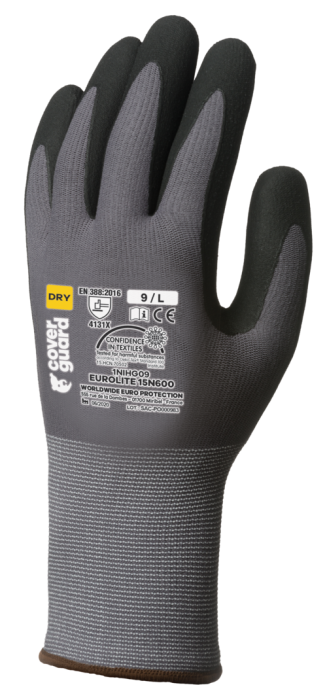 EUROLITE 15N600, Mănuși de protecție din poliamidă/spandex, imersate în microspumă de nitril [2]