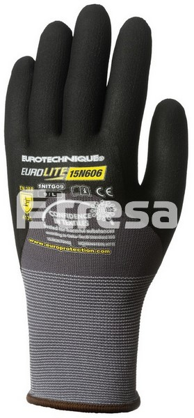 EUROLITE 15N606, Manusi de protectie din nailon si spandex, imersate in nitril [2]
