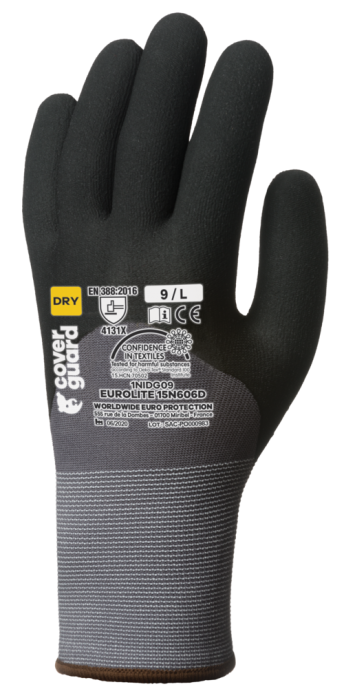 EUROLITE 15N66D, Mănuși de protecție mecanică din nylon și spandex, imersate în nitril micro-spumant [2]