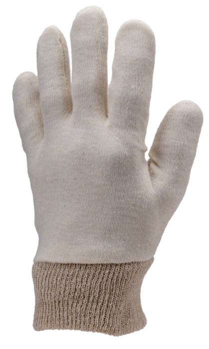 EUROLITE 4100, Mănuși de protecție din bumbac interlock, cu manșetă tricotată [2]