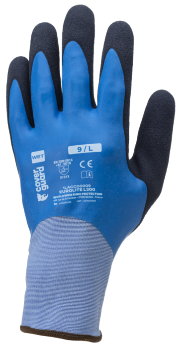 EUROLITE L300, Mănuși de protecție din poliamidă, imersate dublu în latex neted și spumă de latex [7]