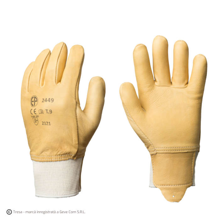 EUROSTRONG 2450, Mănuși de protecție din piele de vacă, tratament hidrofug [1]