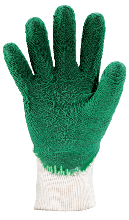 EUROSTRONG 3810, Mănuși de protecție din bumbac, imersate în latex crep, grosime 1,8 mm [3]