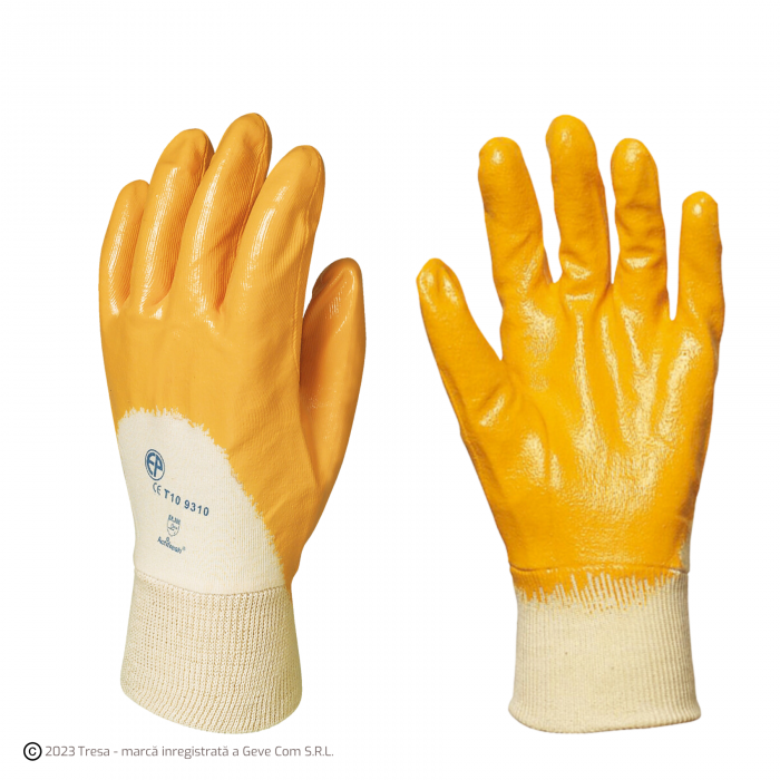 EUROSTRONG 9310, Mănuși de protecție din bumbac, imersate în nitril, cu tratament antibacterian Actifresh® [1]