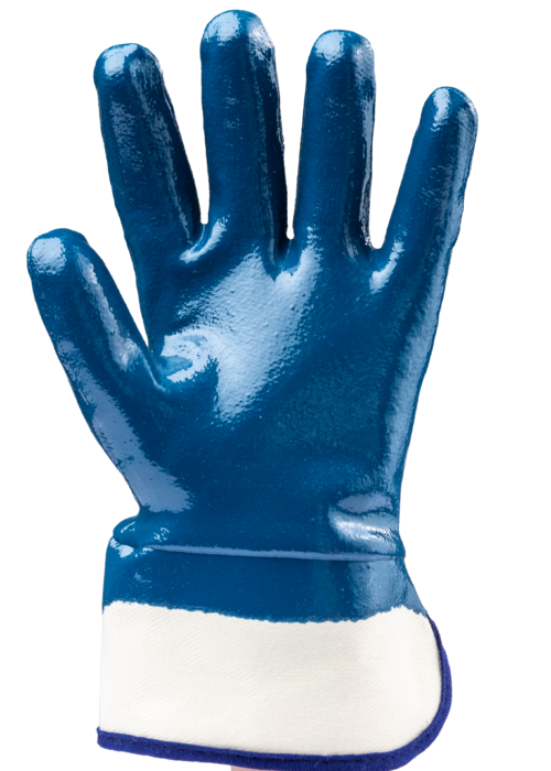 EUROSTRONG 9620, Mănuși de protecție din bumbac, imersate integral în nitril, cu manșetă rigidă [3]