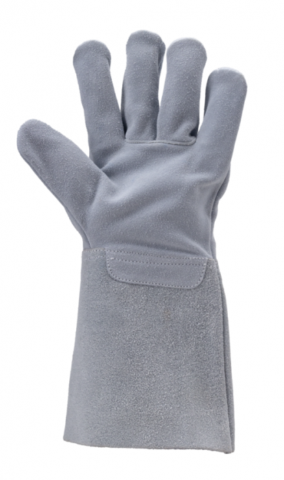 EUROWELD 2515, Mănuși de sudură din piele șpalt de bovină, manșetă din piele de 15 cm, lungime 35 cm, grosime 1.0 - 1.3 mm [3]