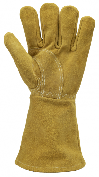 EUROWELD 300, Mănuși de protecție pentru sudură, piele de vacă, căptușeală fleece, manșetă lungime 15 cm [3]