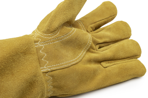 EUROWELD 300, Mănuși de protecție pentru sudură, piele de vacă, căptușeală fleece, manșetă lungime 15 cm [5]