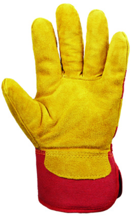 Eurowinter 330 Manusi De Protectie Din Piele Spalt De Bovina Dos Din Bumbac Captuseala Din Polar Grosime 1 0 1 2 Mm [5]