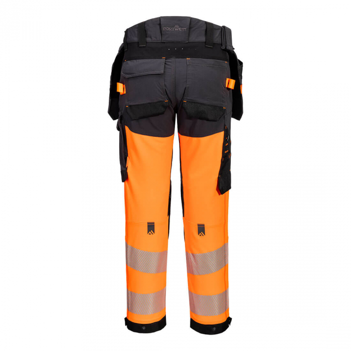 PORTWEST EV4 - 442, Pantaloni în talie HI-VIS cu buzunare holster detașabile, din nailon și elastan, 230 g/mp, căptușeală CorePro 260 g/mp [2]