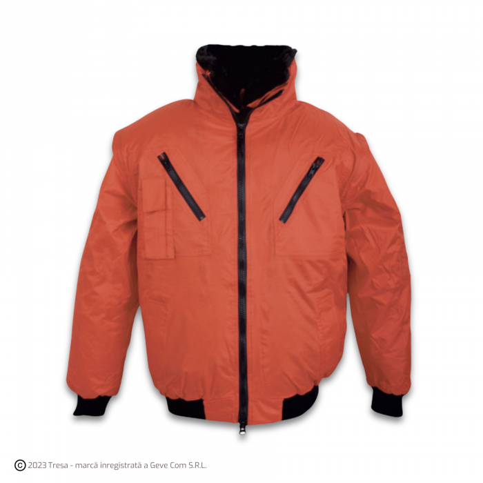 EXFORD, Jachetă de iarnă tip Pilot, 2 in 1 multifuncțională, din poliester și PVC, mâneci detașabile [8]