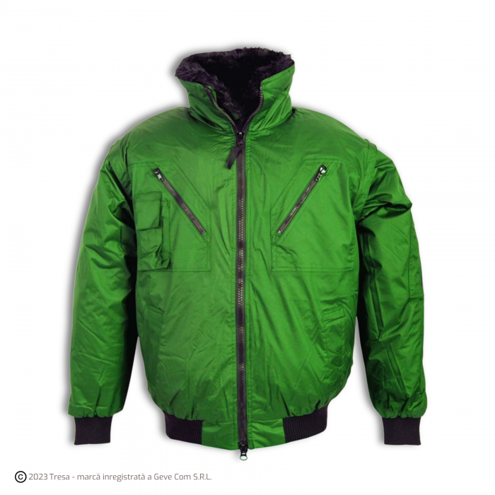 EXFORD, Jachetă de iarnă tip Pilot, 2 in 1 multifuncțională, din poliester și PVC, mâneci detașabile [4]