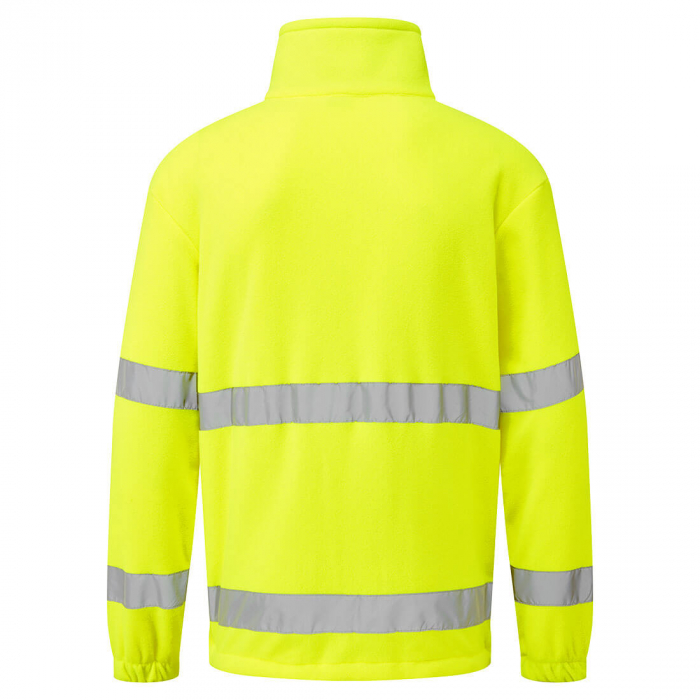 F302, Jachetă fleece HI-VIS cu fermoar 1/2, din poliester, 250 g/mp [2]