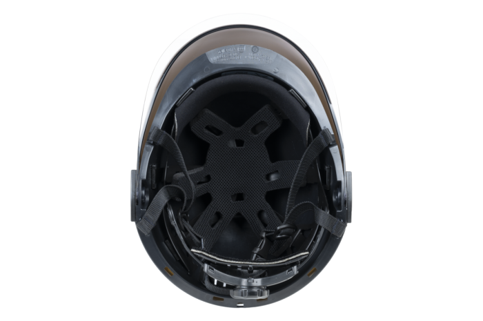 FALCON VOLT, Cască de protecție pentru electricieni, calotă dublă din ABS, suspensie textilă cu puncte de contact moi, reglare cu clips (Pin Lock) [7]