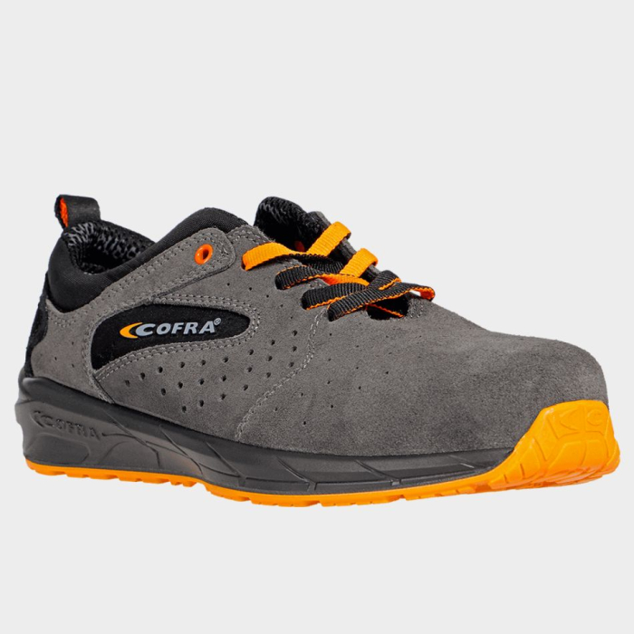 FARTLEK S1PS, Pantofi de protecție din piele velur perforată, bombeu compozit, talpă poliuretan [4]