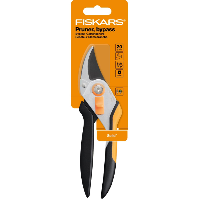 FISKARS SOLID P331, Foarfecă de grădină metalică cu tăiere pas cu pas [2]