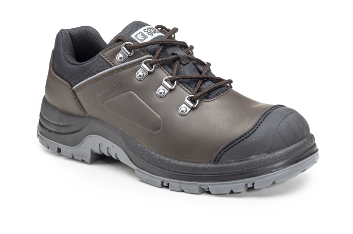 FLINT S3 SRC, Pantofi de protecție din piele hidrofugă de vită, bombeu și lamelă oțel, talpă PU antiderapantă [1]