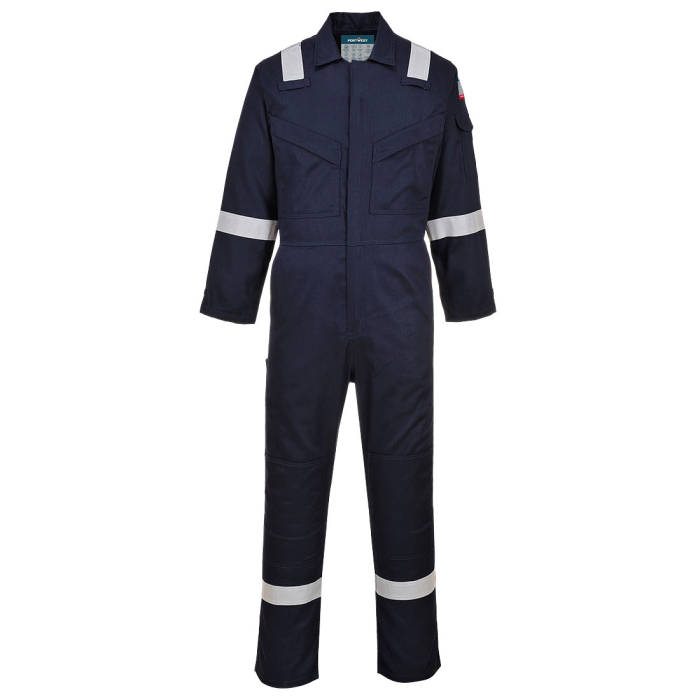 FR28, Combinezon ignifug de sudură din 99% bumbac și 1% fibră de carbon, 280 g/mp [2]
