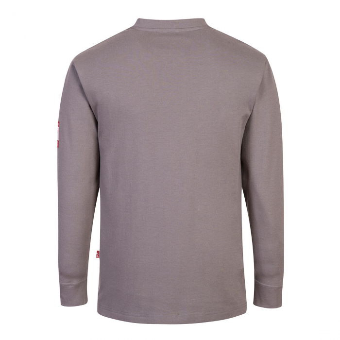 BIZFLAME - FR32, Tricou tip Henley din tricot, 237 g/mp [2]