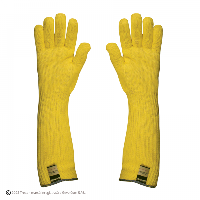 GANHEAT 4659, Mănuși de protecție din Kevlar, tricotate fără cusături, lungime 45 cm [1]