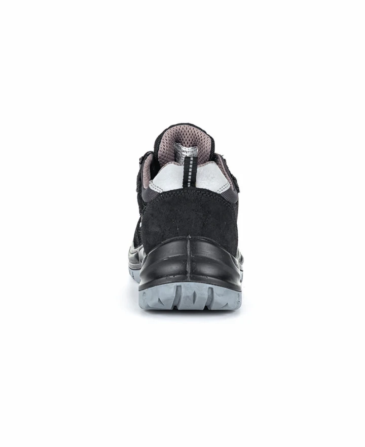 GEARLOW S1P SR FO, Pantofi de protecție din piele velur de bizon și CORDURA, bombeu metalic și lamelă antiperforație din oțel, talpă PU/PU bicomponentă [6]
