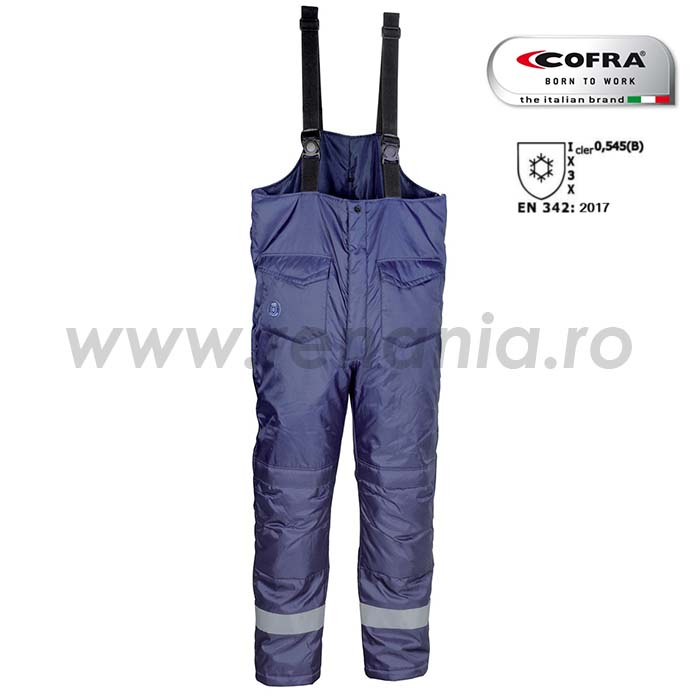GRADO, Pantaloni de protecție la frig cu pieptar din 100% nailon Oxford impermeabil, 200 g/mp, căptușeală din poliester [2]