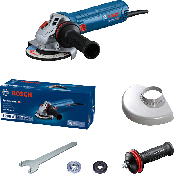 GWS 12-125 S, Polizor unghiular Bosch Professional, 1200 W, diametru disc 125mm , 11000 rot/min [2]