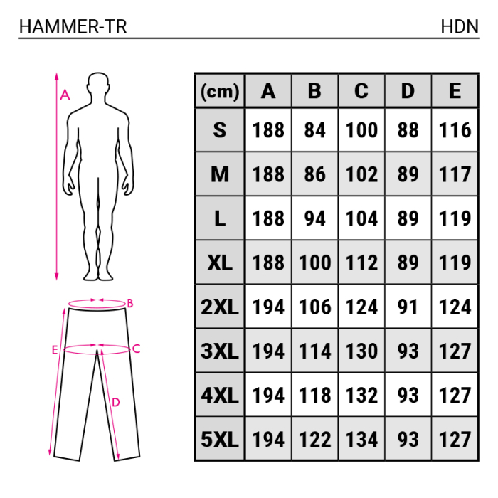 HAMMER-TR, Pantaloni de lucru din bumbac, 270 g/mp [2]