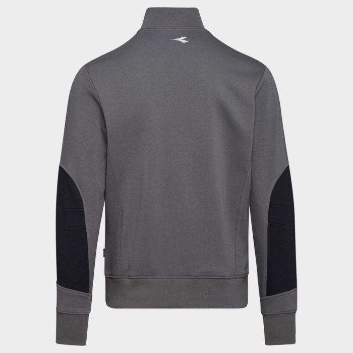 DIADORA, Hanorac de lucru din bumbac și poliester, 280 g/mp, cu fermoar [2]