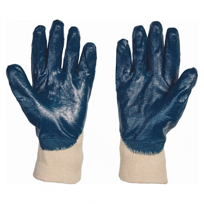 HARRIER, Manusi de protectie din bumbac interlock, imersate in nitril [4]