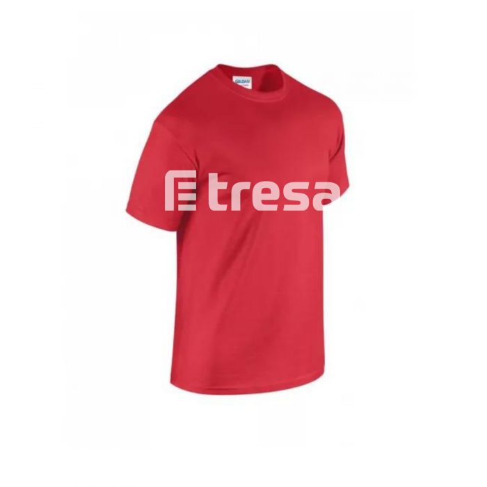 HEAVY COTTON, Tricou din bumbac, la baza gatului, cu maneca scurta [2]