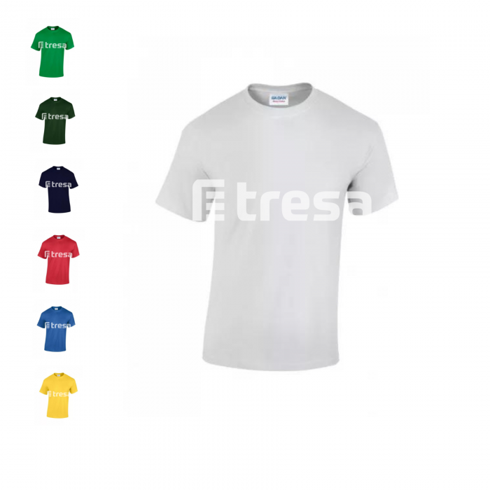 HEAVY COTTON, Tricou din bumbac, la baza gatului, cu maneca scurta [22]