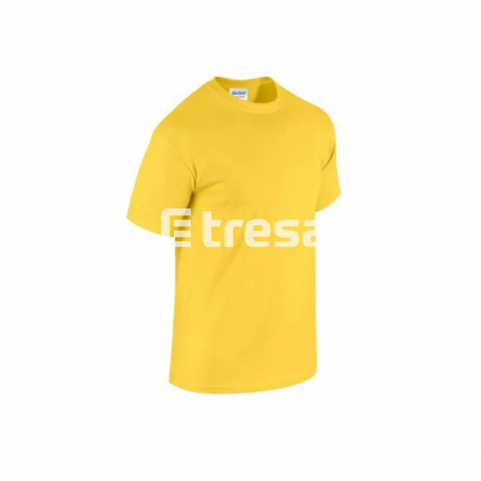 HEAVY COTTON, Tricou din bumbac, la baza gatului, cu maneca scurta [5]