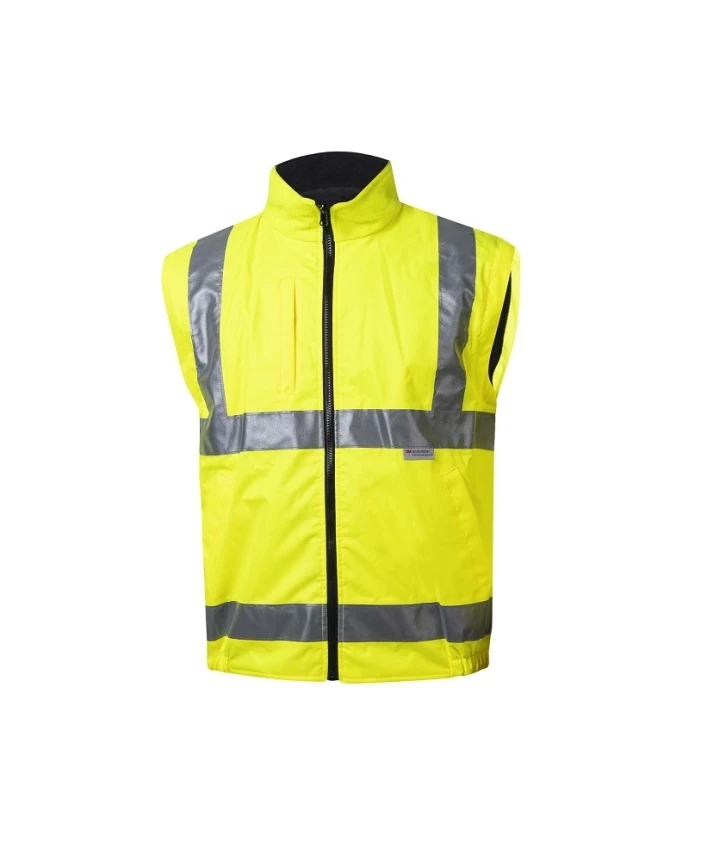 4IN1, Jachetă HI-VIS de iarnă 4-în-1 din poliester 300D Oxford cu PU, căptușeală termică 280 g/mp și mâneci fleece detașabile [3]