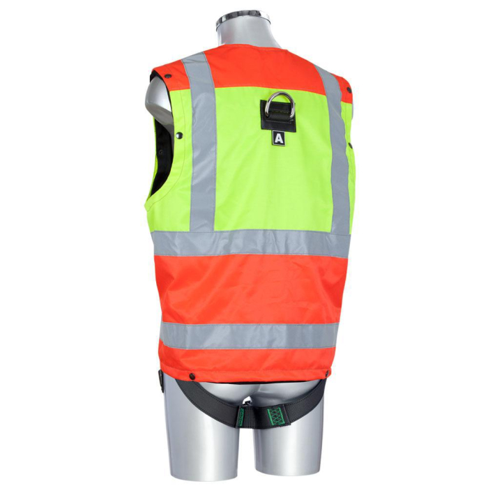 HIGHLIGHT, Centură integrată în vestă de protecție, hi-viz, numai vesta [2]