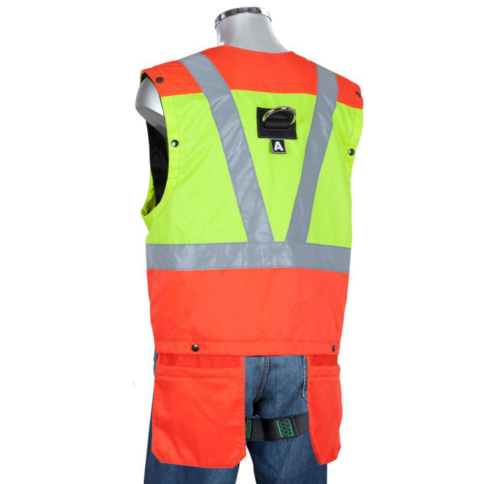 HIGHLIGHT PLUS, Centură integrată în vestă de protecție, hi-viz, numai vesta [2]