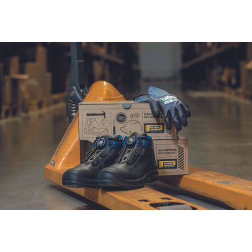 HIJET CGW, Bocanci de protecție din piele presată grain [4]