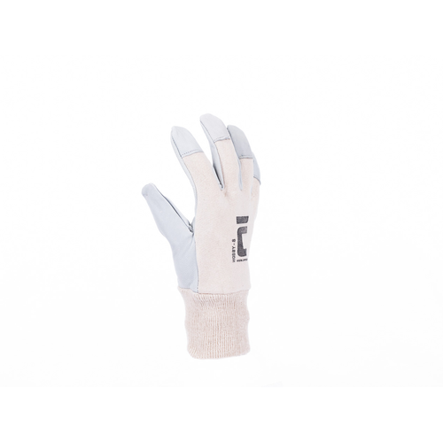 HOBBY, Mănuși de protecție din piele de oaie presată (palmă) [2]
