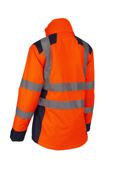 HORA FLUO, Jachetă HI-VIS de iarnă cu glugă integrată din poliester Oxford 300D impermeabilizat, căptușeală 160 g/mp [2]