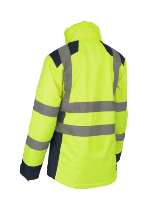 HORA Jacheta HI VIS de iarnă pentru femei, din poliester Oxford și PU, căptușeală termica 140 g/mp [9]