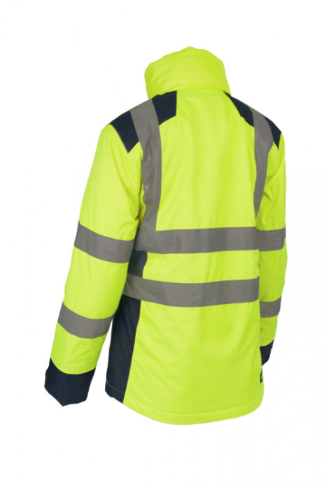 HORA Jacheta HI VIS de iarnă pentru femei, din poliester Oxford și PU, căptușeală termica 140 g/mp [3]