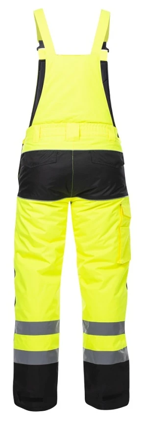 HOWARD REFLEX, Pantaloni cu pieptar HI-VIS de iarnă din poliester 175 g/mp, izolație termică 160 g/mp [3]
